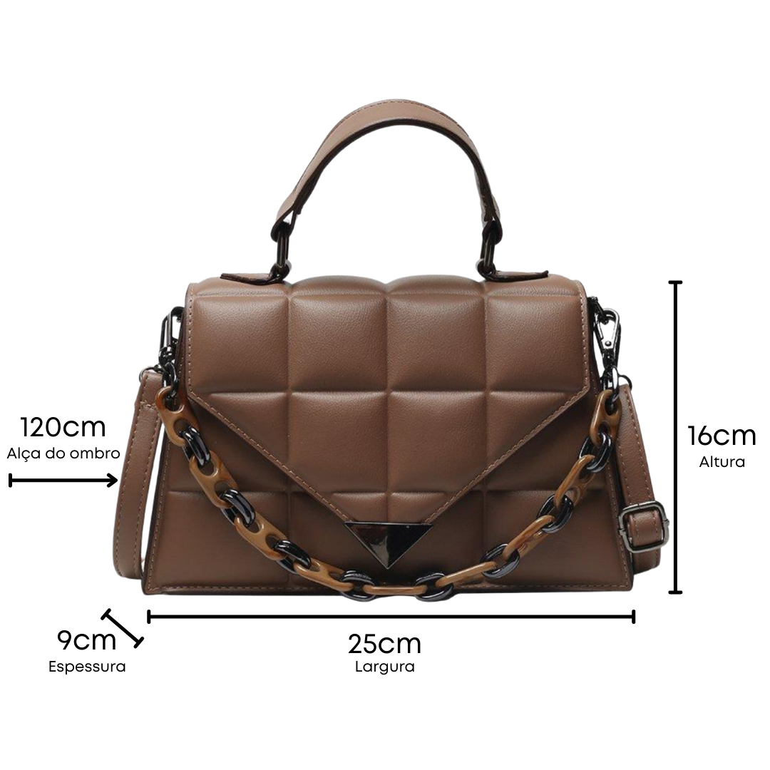 Bolsa Feminina Quadrada Transversal Belevita