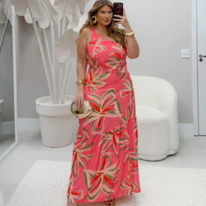 Vestido Nula Manga Print