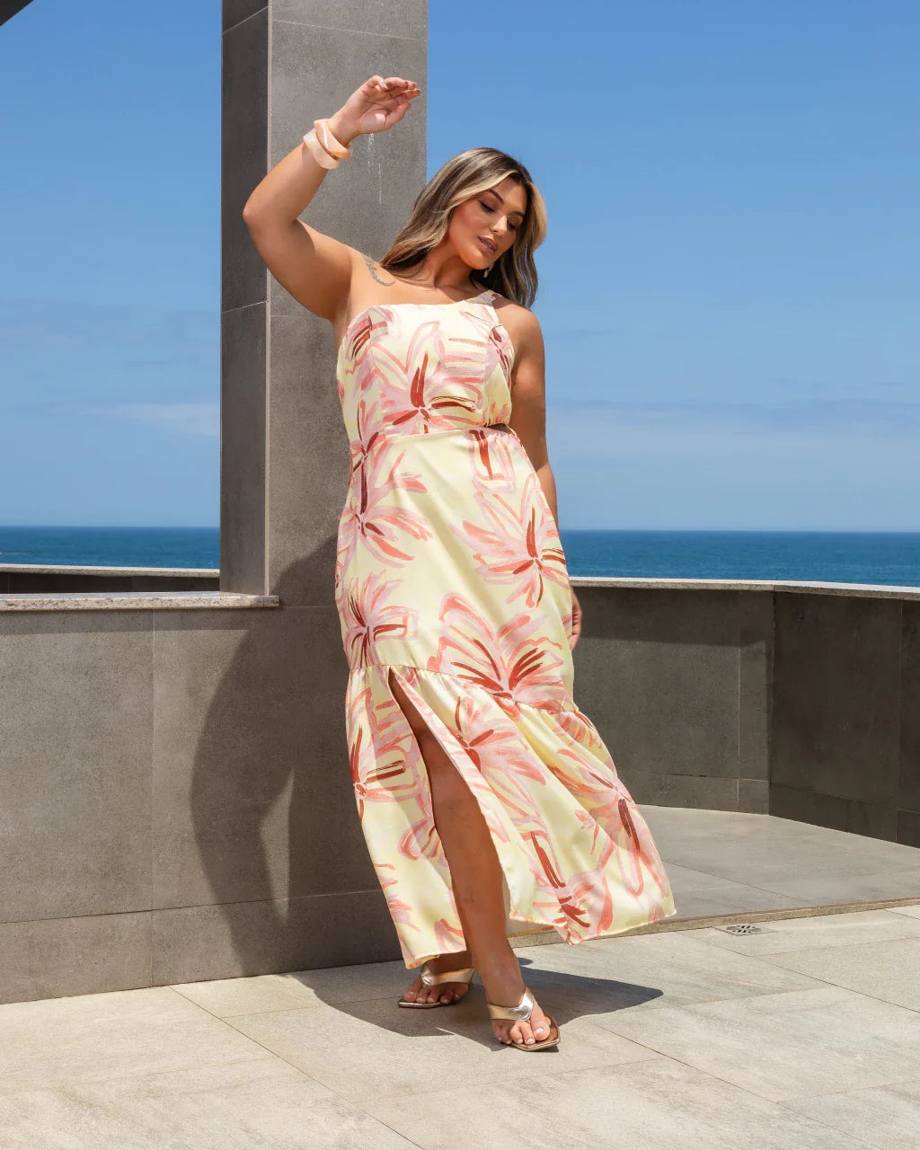 Vestido Nula Manga Print - Imagem 7